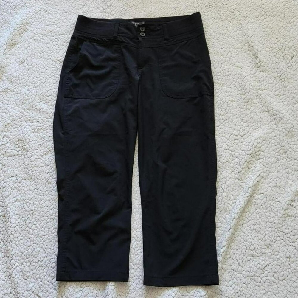 Riders by Lee Black capri pants women's quick dry Sz S gorpcore outdoors hiking